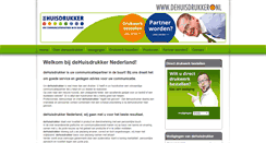 Desktop Screenshot of dehuisdrukker.nl